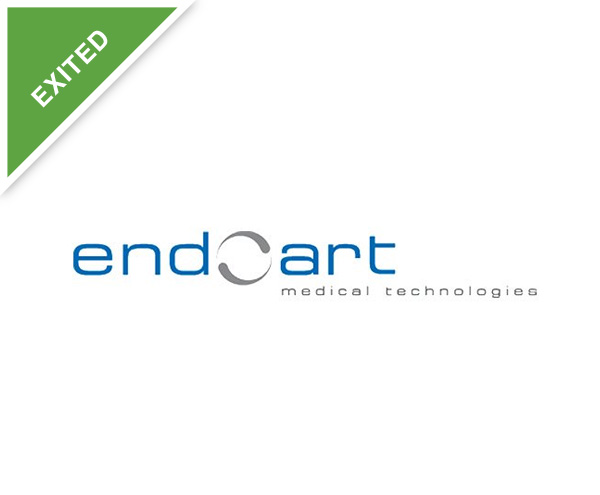 Endoart logo, exited portfolio