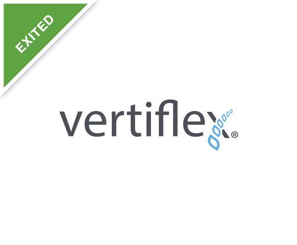 Vertiflex logo, exited portfolio