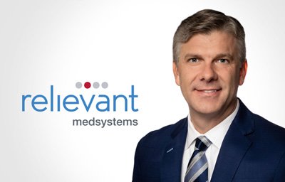 Tyler Binney, CEO and Relievant Logo