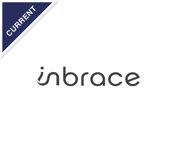 Inbrace logo, current portfolio company