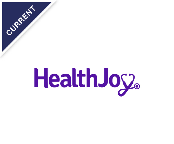 HealthJoy logo, current portfolio company