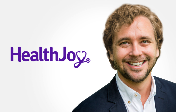 HealthJoy logo and CEO